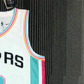 NBA San Antonio Spurs V-Neck White 75th Anniversary jersey LEONARD#2 S-XXL