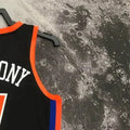 NBA New York Knicks V-Neck City Edition Black jersey ANTHONY#7 S-XXL