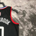 NBA Toronto Raptors V-Neck Black jersey WESTBROOK#0 S-XXL