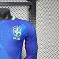202526 Brazil Away Long Sleeve Jersey Player Version