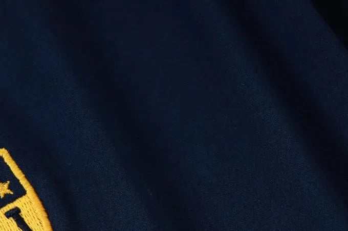 2026 Boca Royal blue Long-sleeved half-pull training kit