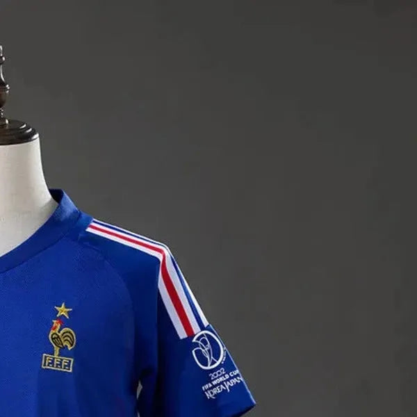 Retro France 2002 Home Jersey Fan Version