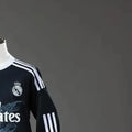 Retro Real Madrid 201415 Second Away Kid Kits Long Sleeve