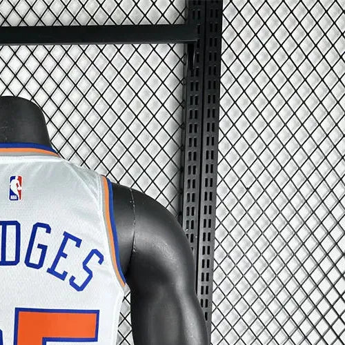 NBA New York Knicks RoundNeck White jersey BRIDGES#25 S-XXL