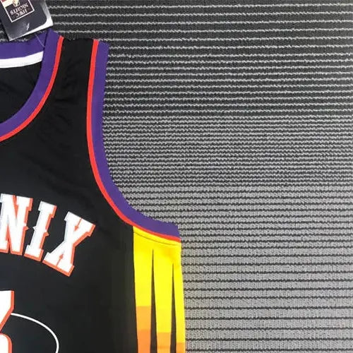 NBA Phoenix Suns Round Neck Black jersey PAUL#3 S-XXL