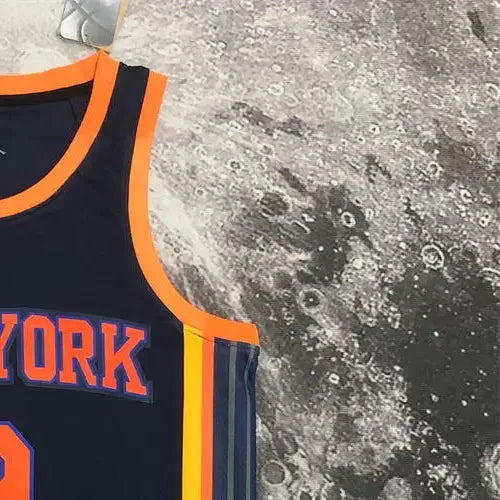 NBA New York Knicks V-Neck JORDAN Edition Black jersey BARRETT#9 S-XXL