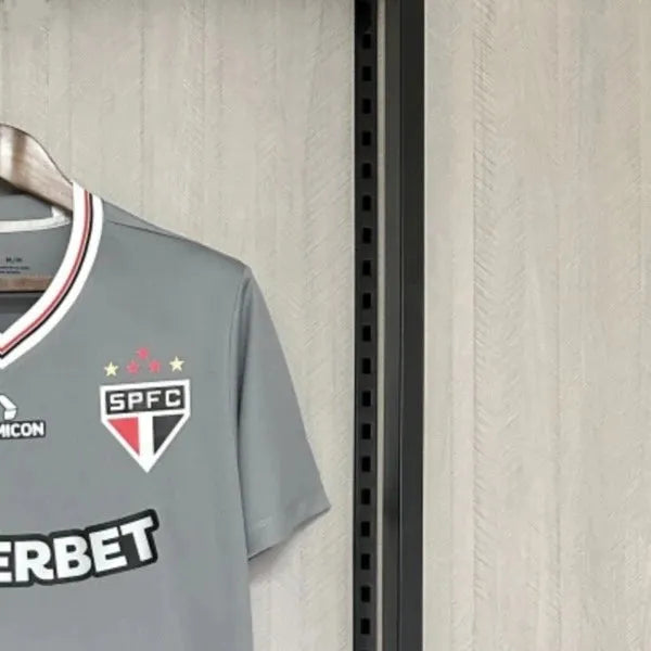 202526 Sao Paulo Special Edition Grey jersey Fan version