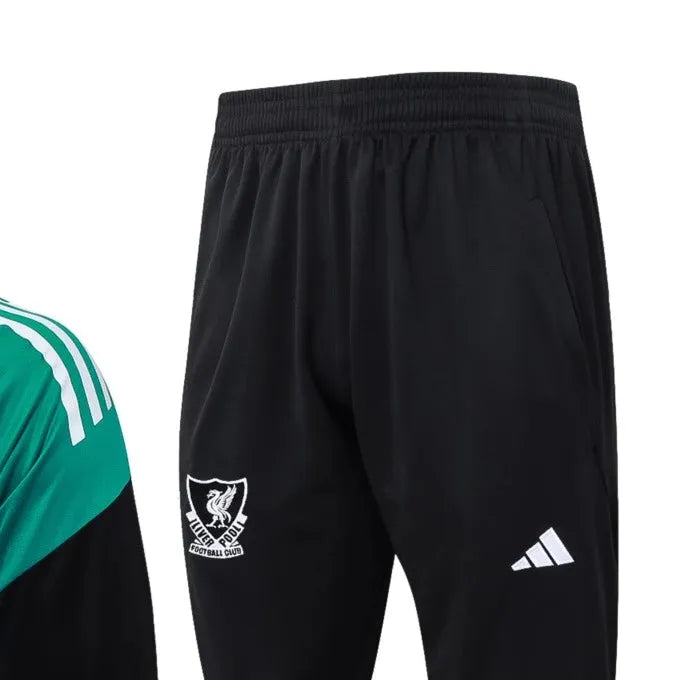 202526 Liverpool Green Long-sleeved half-pull training kit Football team kit