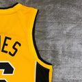NBA Miami Hearts V-Neck Yellow Jersey JAMES#6 S-XXL