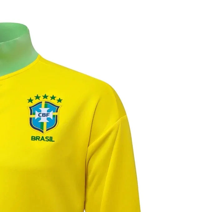 2026 Brazil Yellow Jacket Training Suit Set