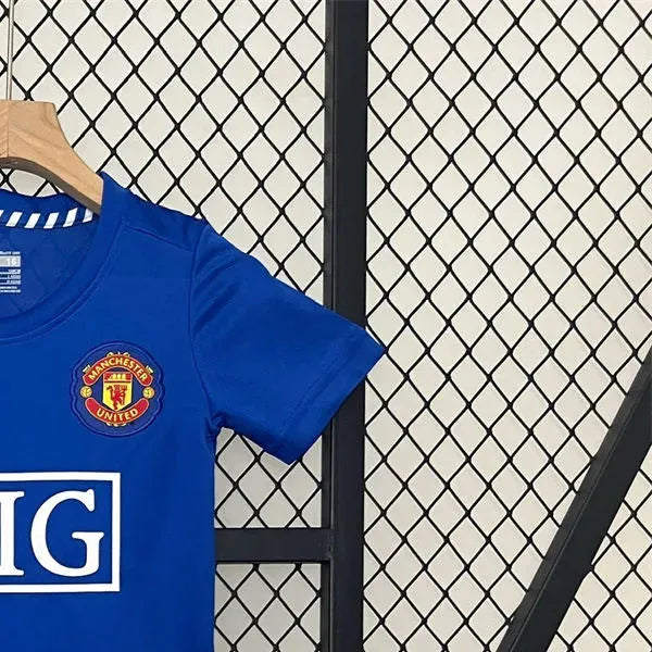 Retro Manchester United 0809 Third away jersey Kid Kits Size 16-28