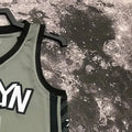 NBA Brooklyn Nets V-Neck Grey Jersey BRIDGES#1 S-XXL