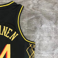 NBA Chicago Bulls Round neck Black Jersey MARKKANEN#24 S-XXL