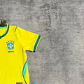 Brazil 2026 World Cup Home Kid Kits Size 16-28