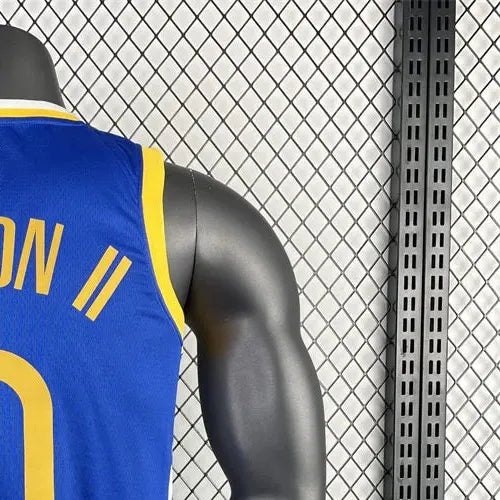 NBA Golden State Warriors 2023 V-Neck Blue Jersey PAYTON Ⅱ#0 S-XXL