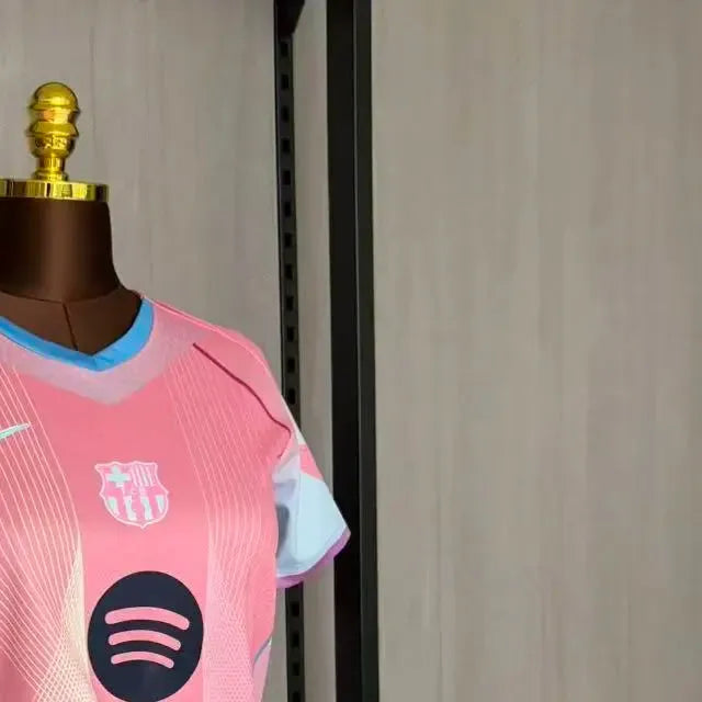 202526 Barcelona Speccial Edition Pink Women's Jersey Fan Version