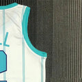 NBA Charlotte Hornets V-Neck White 75th Anniversary Jersey BALL#2 S-XXL