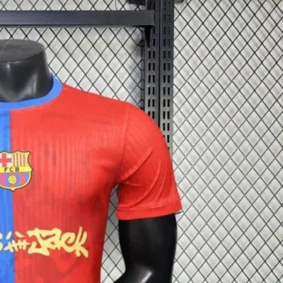 202526 Barcelona x Travis Scout Special Edition jersey Player Version