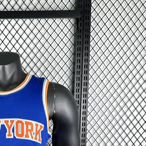 NBA New York Knicks Round Neck Blue jersey BRIDGES#25 S-XXL