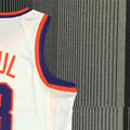 NBA Phoenix Suns V-Neck White 75th Anniversary PAUL#3 jersey S-XXL
