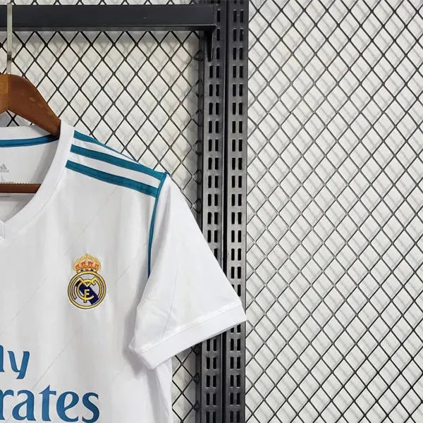 Retro Real Madrid 1718 home jersey Fan Version