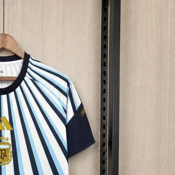 2026 Argentina Radial Stripe Jersey Fan Version