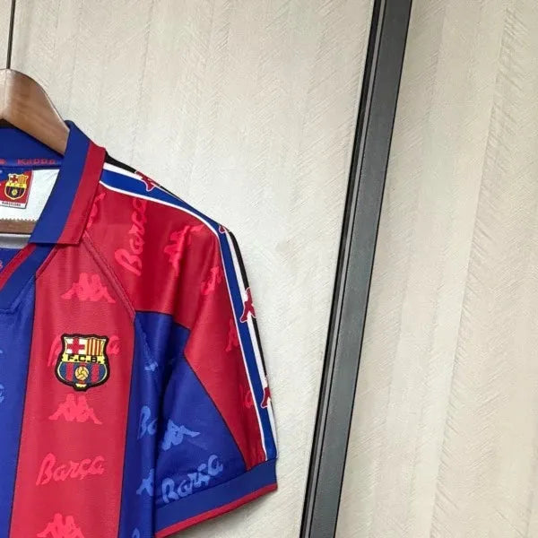 Retro Barcelona 199597 home jersey Fan Version