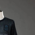 Retro Liverpool 1995 Black Jersey Long Sleeve Fan Version