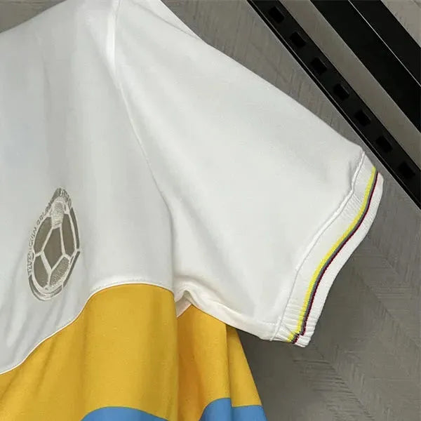 202425 Colombia 100th Anniversary Edition White Jersey Fan Version
