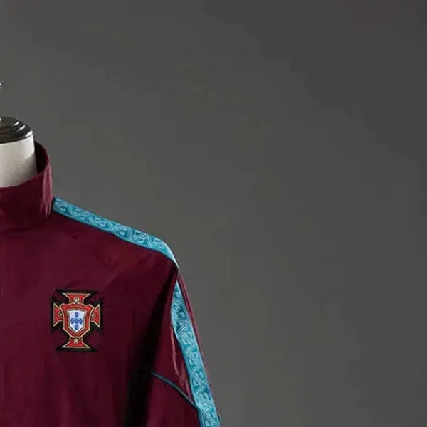 2026 Portugal KING Anthem Wine Red Jacket Windbreaker