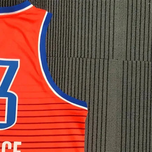 NBA Oklahoma City Thunder V-Neck Orange Jersey GEORGE#13 S-XXL