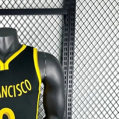 NBA Golden State Warriors 2024 V-Neck City Edition Black Jersey BUTLER Ⅲ #10 S-XXL