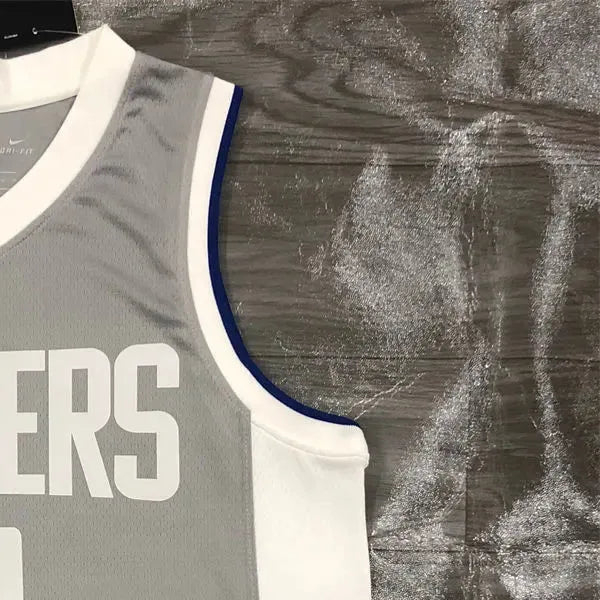 NBA Los Angeles Clippers V-Neck Grey Jersey GEORGE#13 S-XXL