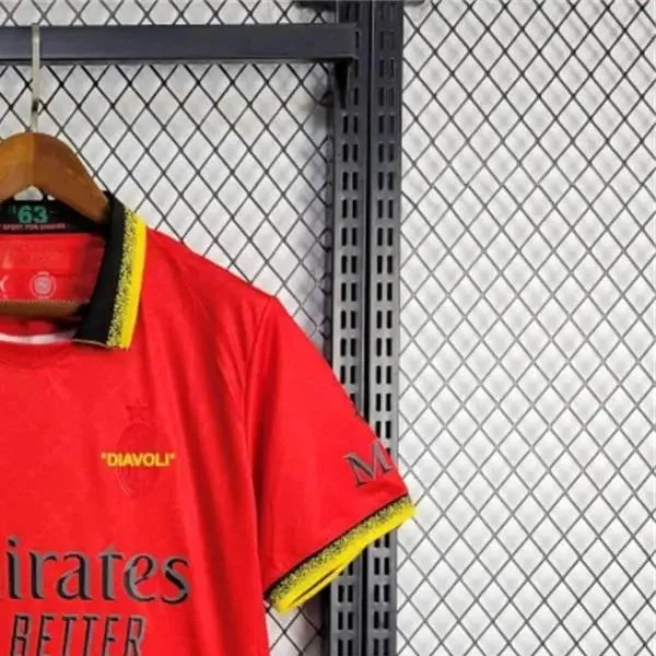 202526 AC Milan Co-Branded Edition Jersey Fan Version