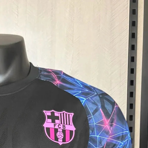 202627 Barcelona Training Black jersey Player Version