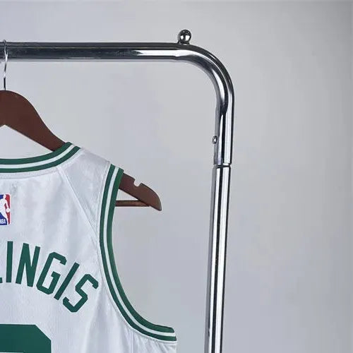 NBA Boston Celtics Round Neck White Jersey PORZINGIS#8 S-XXL