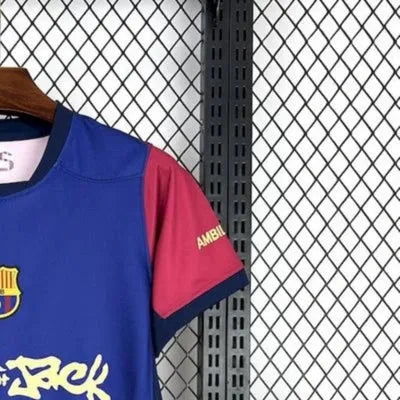 202425 Barcelona Travis Scott Edition Jersey Fan Version
