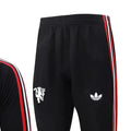 2026 Manchester United Black Long-sleeved half-pull training kit
