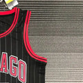 NBA Chicago Bulls Round Neck Black 75th AnniversaryJersey JORDAN#23 S-XXL