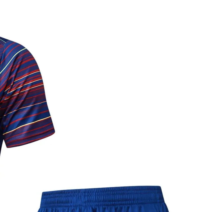 2026 Barcelona Colorful Blue Training Set Shirt and Shorts