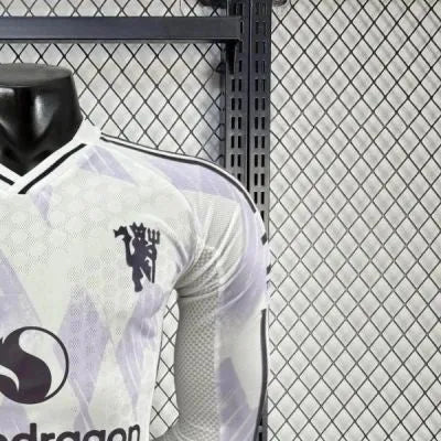 202526 Manchester United Away Long Sleeve Jersey Player Version