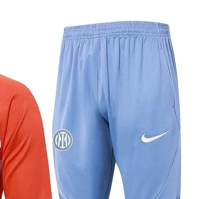 2425 Inter Milan Orange Long-sleeved half-pull training kit Football team kit