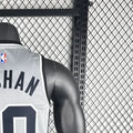 NBA San Antonio Spurs 2021 V-Neck Grey jersey SOCHAN#10 S-XXL