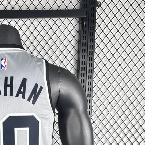NBA San Antonio Spurs 2021 V-Neck Grey jersey SOCHAN#10 S-XXL
