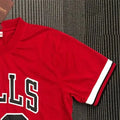 NBA Chicago Bulls Mitchellness Red Jersey JORDAN#23 S-XXL