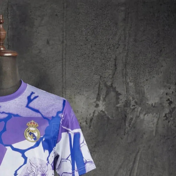 202526 Real Madrid Marvel Comics Purple Jersey Fan version