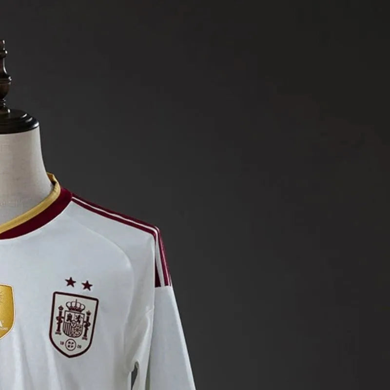 Spain 2026 World Cup Away Jersey Long Sleeve Fan Version