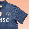 202526 Napoli Second Away Black jersey Fan version -Champions League version