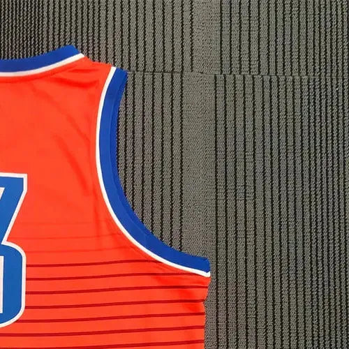 NBA Oklahoma City Thunder V-Neck Orange Jersey PAUL#3 S-XXL