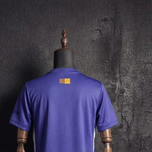 202526 Barcelona Goalkeeper Purple jersey kids Kits size 16-28
